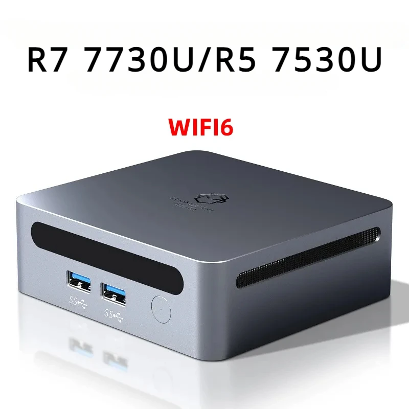 

SZBOX AMD Ryzen 7 7730U Мини ПК двухканальный DDR4 3200 МГц 16 ГБ 500 ГБ PCIe4.0 SSD WIFI6 BT5.2 Настольный игровой компьютер