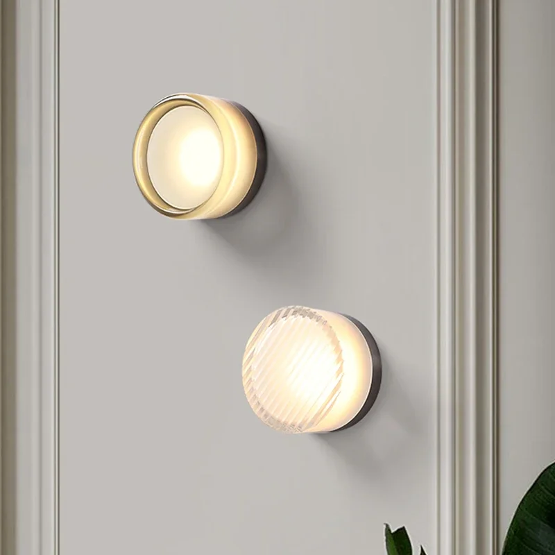 Modern LED Wall Lamp Amber Jelly Wall Sconces Bedside Room Decor Light Living Room Hotel Aisle Smoke Grey Lighting Fixture led wall lamp,wall sconces light,wall lamp