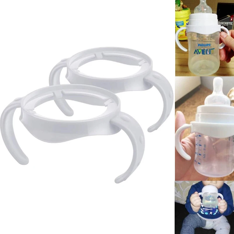 Baby Feeding Accessories Baby Bottle Handles Nursing Bottle Holder Handle Easy Grip for Avent Natural Wide Mouth PP Glass Feeding Baby