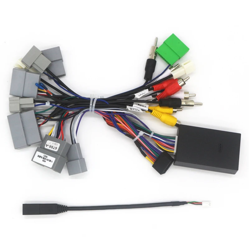 Car Radio Stereo Audio 16pin Power Wire Harness Cable Adapter With