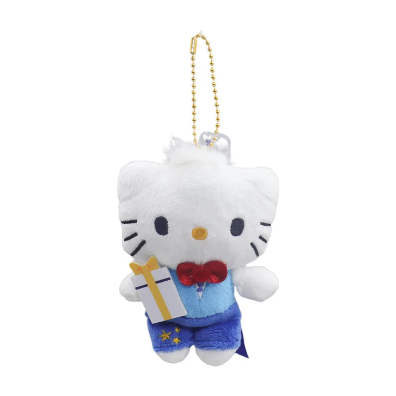 Kawaii Sanrio Hello Kitty 50Th Anniversary Plush Toys Tiny Chum Keychain Backpack Pendant Doll Girls Christmas Birthday Gift 3
