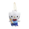 Kawaii Sanrio Hello Kitty 50Th Anniversary Plush Toys Tiny Chum Keychain Backpack Pendant Doll Girls Christmas Birthday Gift 3