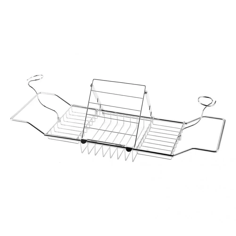 Bath Basin Rack Simplicity Easy Clean Bathtub Caddy Impact-resistant Bathtub Tray Bathroom Accessories Tray bathtub storage rack silicone bathroom tray