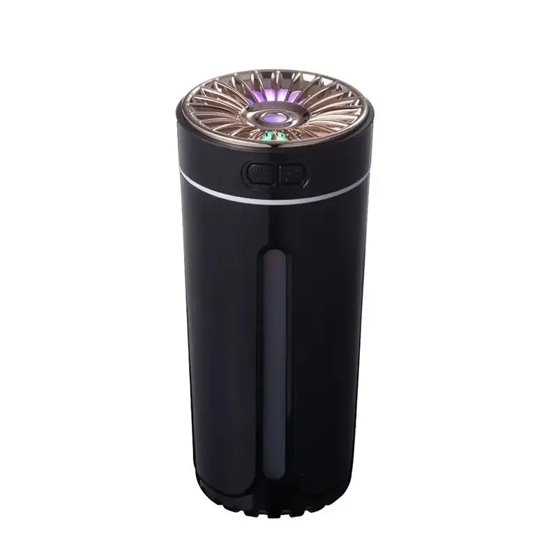 자동차 가습기 USB 자동차 인테리어 분위기 램프, 침실용 가정용 스프레이 건조 플러그인, 짙은 안개, 실내 사무실 조용한 공기