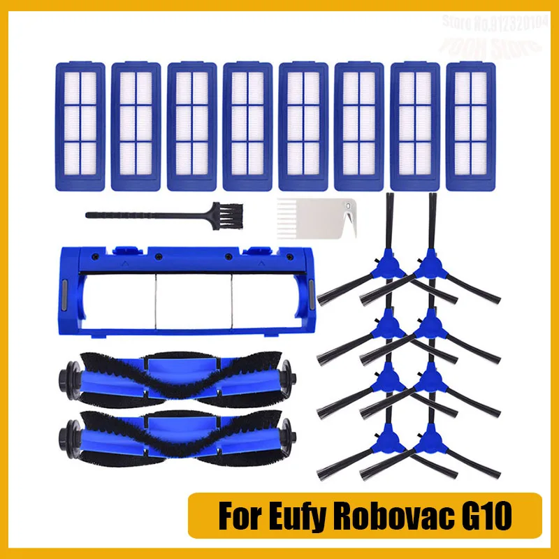 Universal Roller Side Brush Filter Replacement Accessories for Robot Vacuum Cleaners