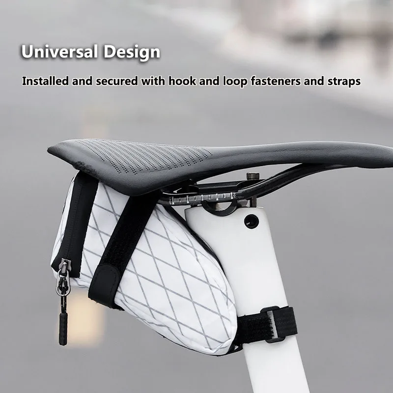 Waterproof Reflective Cycling Saddle Bag - Compact Rear Seat Bag