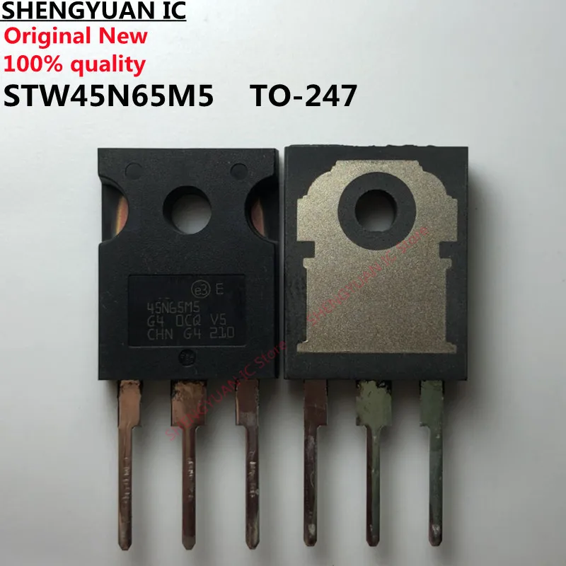 

5 шт./лот STW45N65M5 45N65M5 TO-247 650 в 0,067 Ом 35A N-channel MDmesh V Power MOSFET 100% новый импортный оригинальный 100% качество