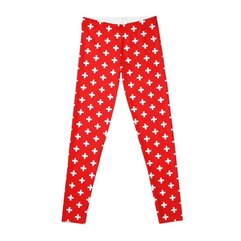 Swiss Flag Baby Onesie Jumpsuit Pyjama Clothing - Schweizer Leggings Women's sports Golf wear Womens Leggings