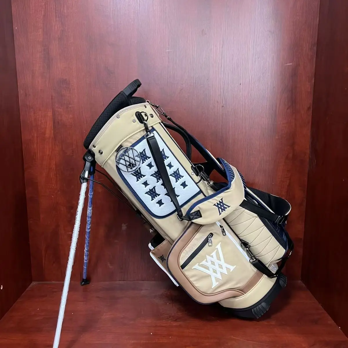 New Golf Bracket Bag Unisex Multifunctional Club Caddy Nylon Pu Waterproof