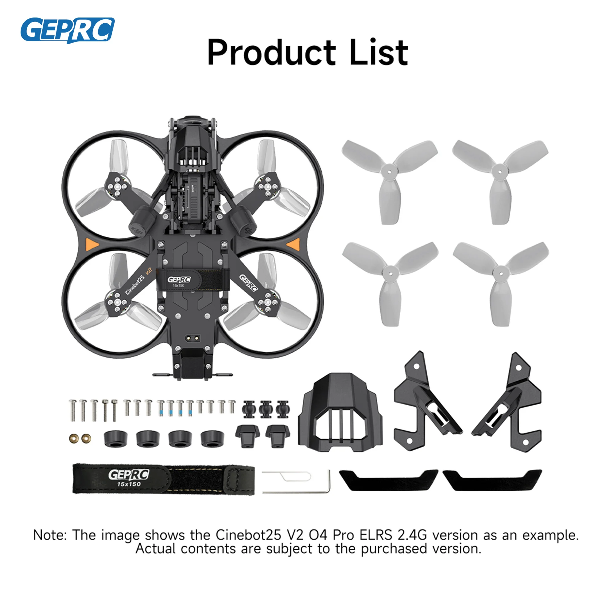 GEPRC Cinebot25 V2 FPV Квадрокоптер O4 Air Unit PRO / WTFPV SPEEDX2 1404 4600KV TAKER F722 35A AIO RC Дрон для фристайла thumbnail 6