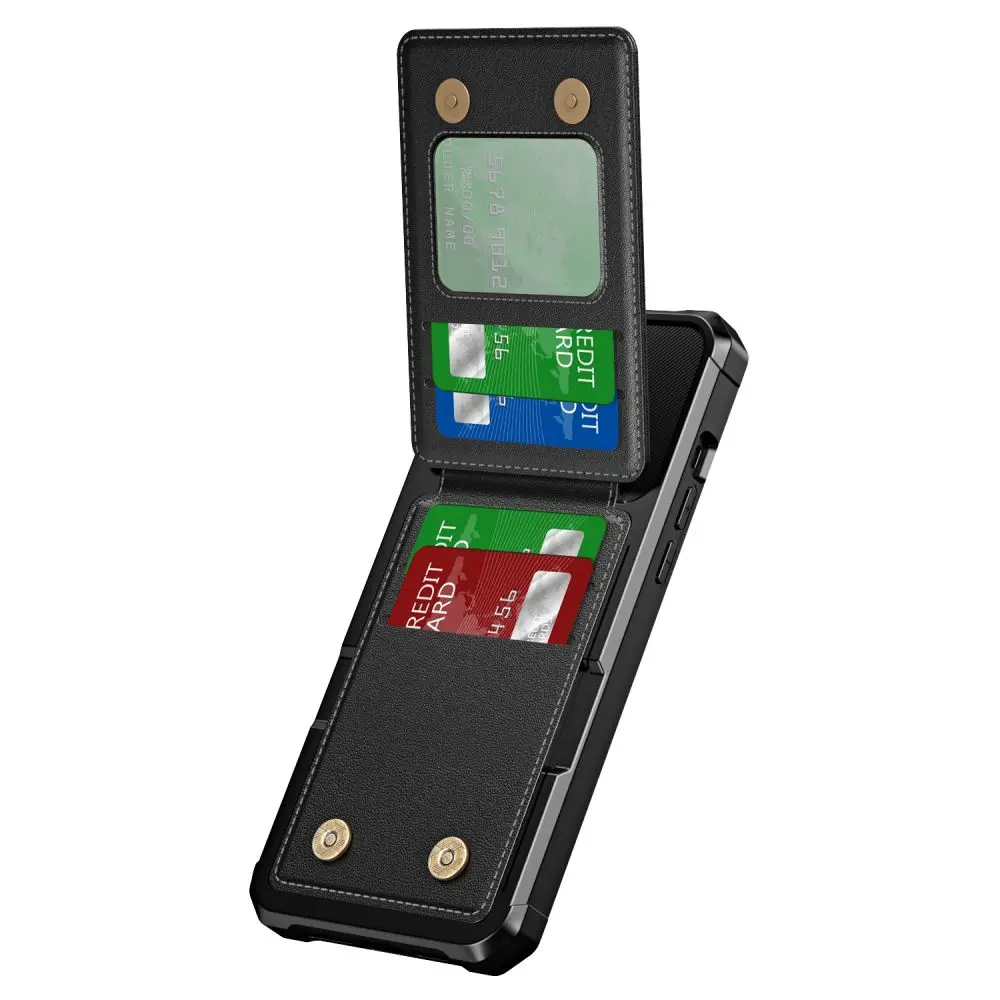 Coque portefeuille pour iphone pro max plus étui en cuir_voghion.com