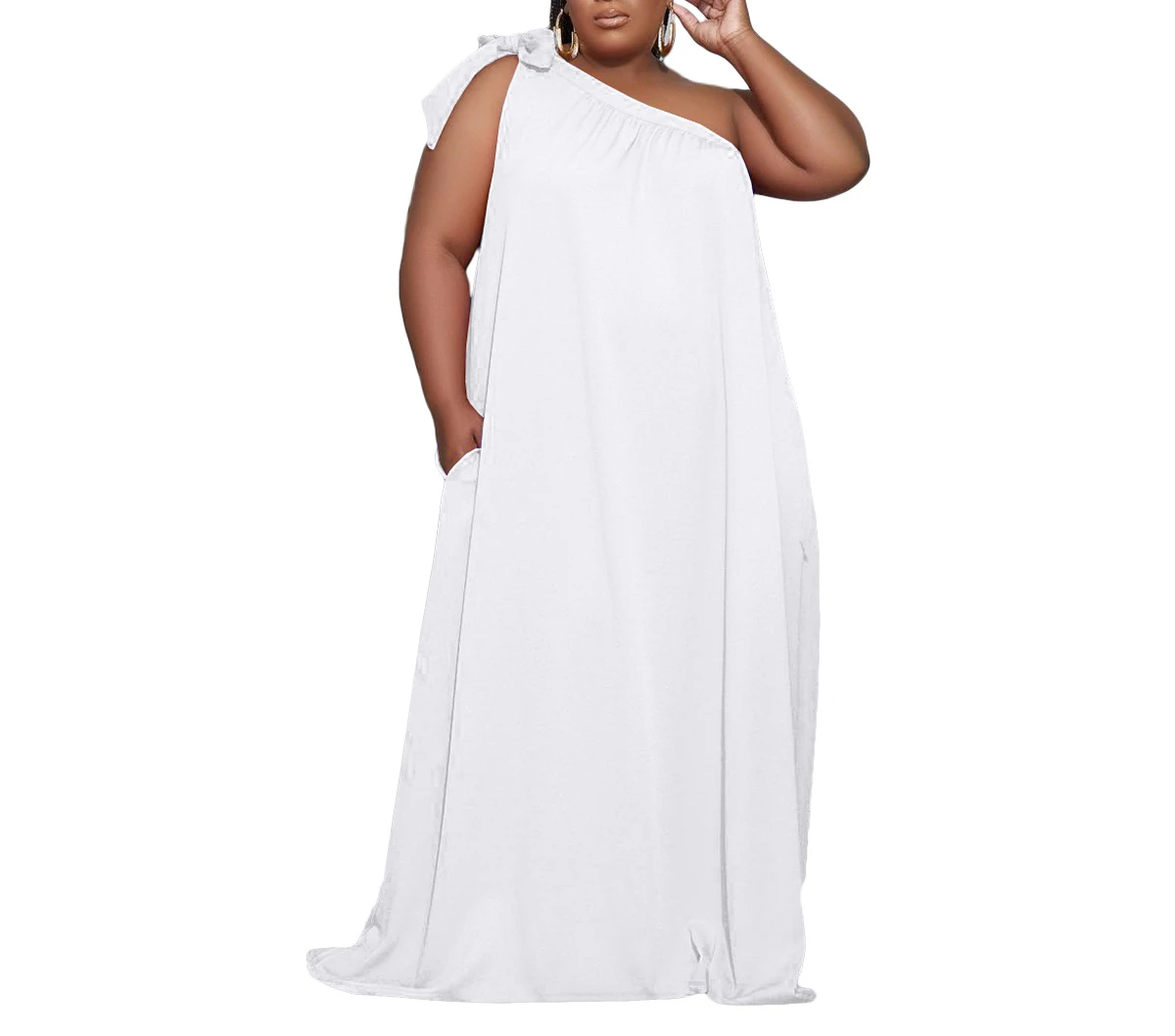 Рисунок 3 - Платье-халата женское на одно плечо