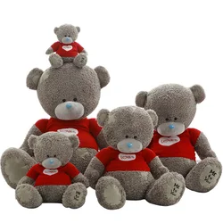 1PC 40/60CM Teddy Bear Plush Toys Sweater Bear Soft Stuffed Animals Cute Patch Bear Plush Dolls For Baby Kids Christmas Gifts