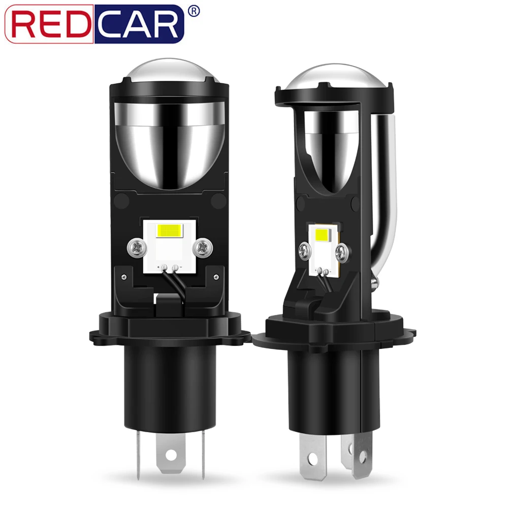 H4 LED RHD/LHD Bi-LED Projector Headlight Lens Automobles Bulb LED H4 Headlamp Conversion Kit Hi/Lo Beam Headlight 12V 24V 6500K