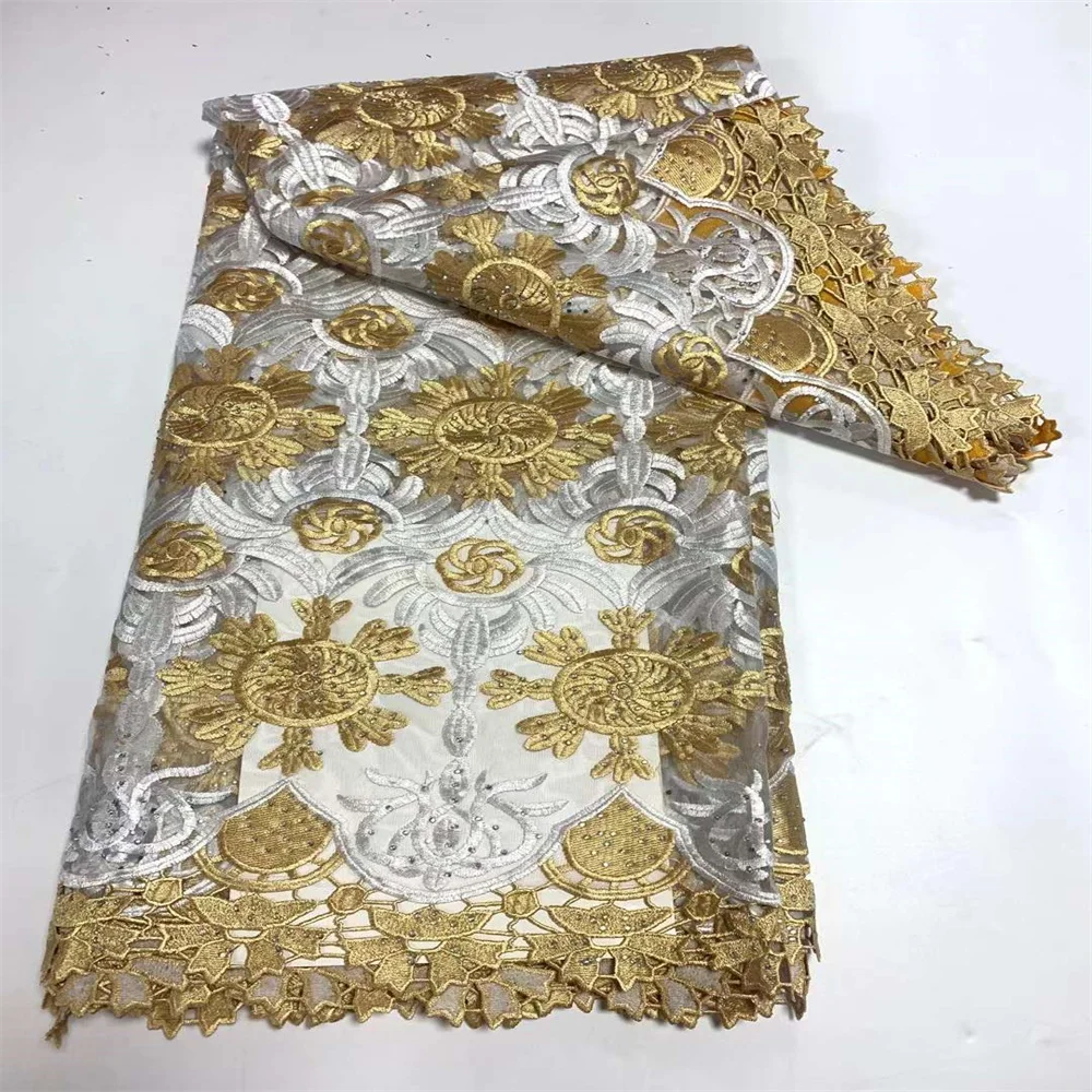 

Familiar African Guipure Lace Fabric 2022 High Quality Nigerian Swiss Voile In Switzerland Embroidery Lace Fabric Sewing DF31307