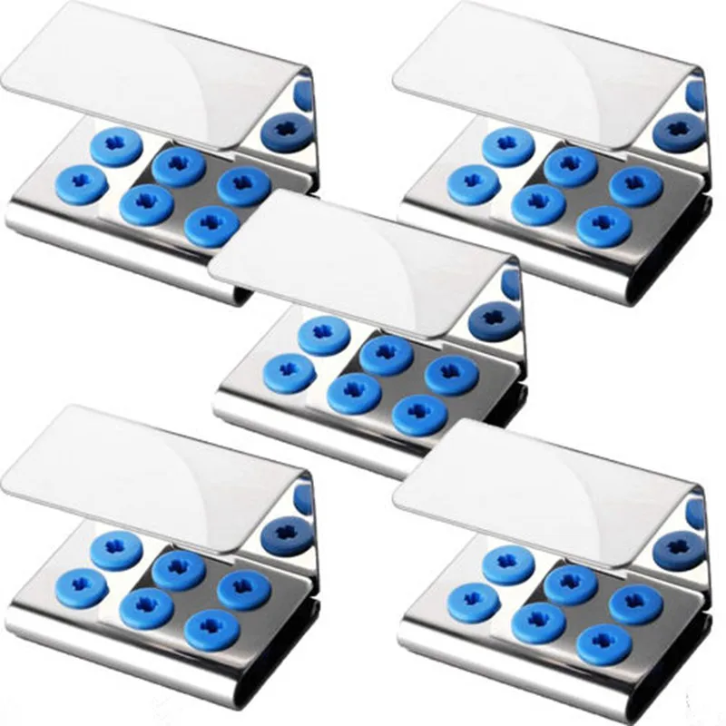 5Pcs Dental Ultrasonic Scaler Tips Holder Fit Ems Nsk Woodpecker Satelec Sirona Mectron Tips