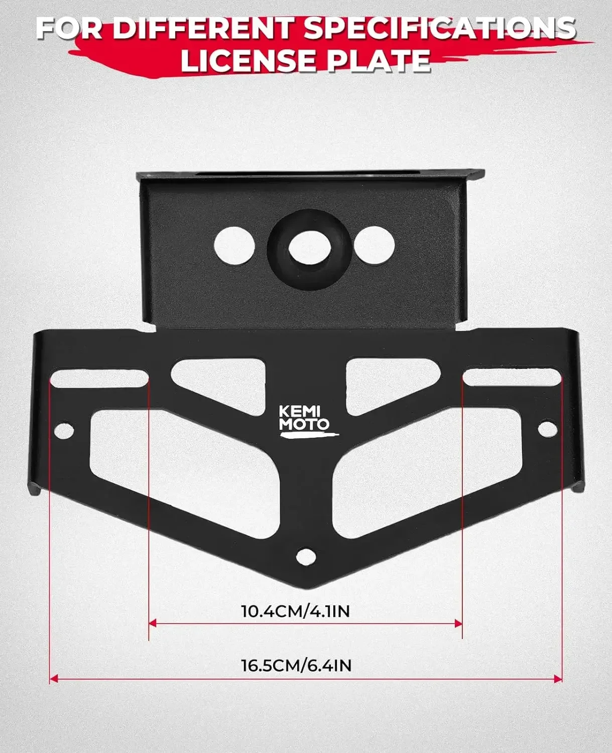 혼다 그롬 MSX125 2022 2023 번호판 거치대 케미모토 펜더 제거 키트, OEM 방향 지시등 구멍이 있는 깔끔한 테일 브래킷