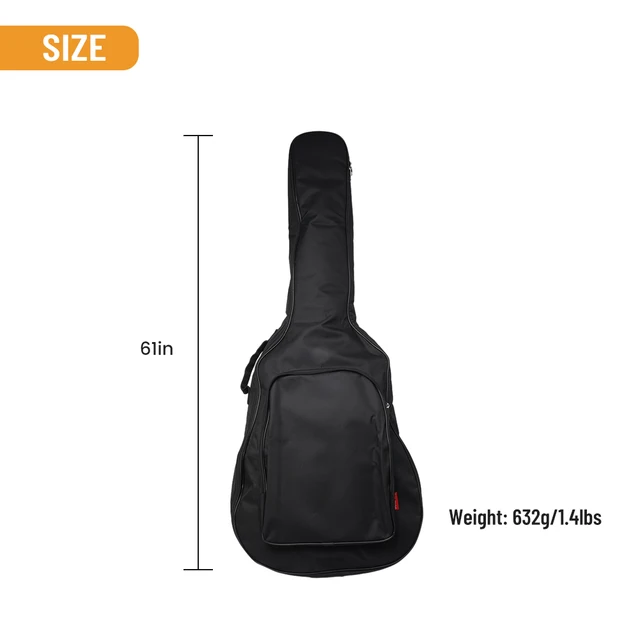 Custodia Per Chitarra Classica Impermeabile - Leggera E Protettiva, Colore Kaki