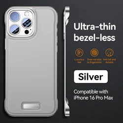 Elegant Shockproof Leather Phone Case - Premium Fashion Cover - iPhone 12 (Silver)
