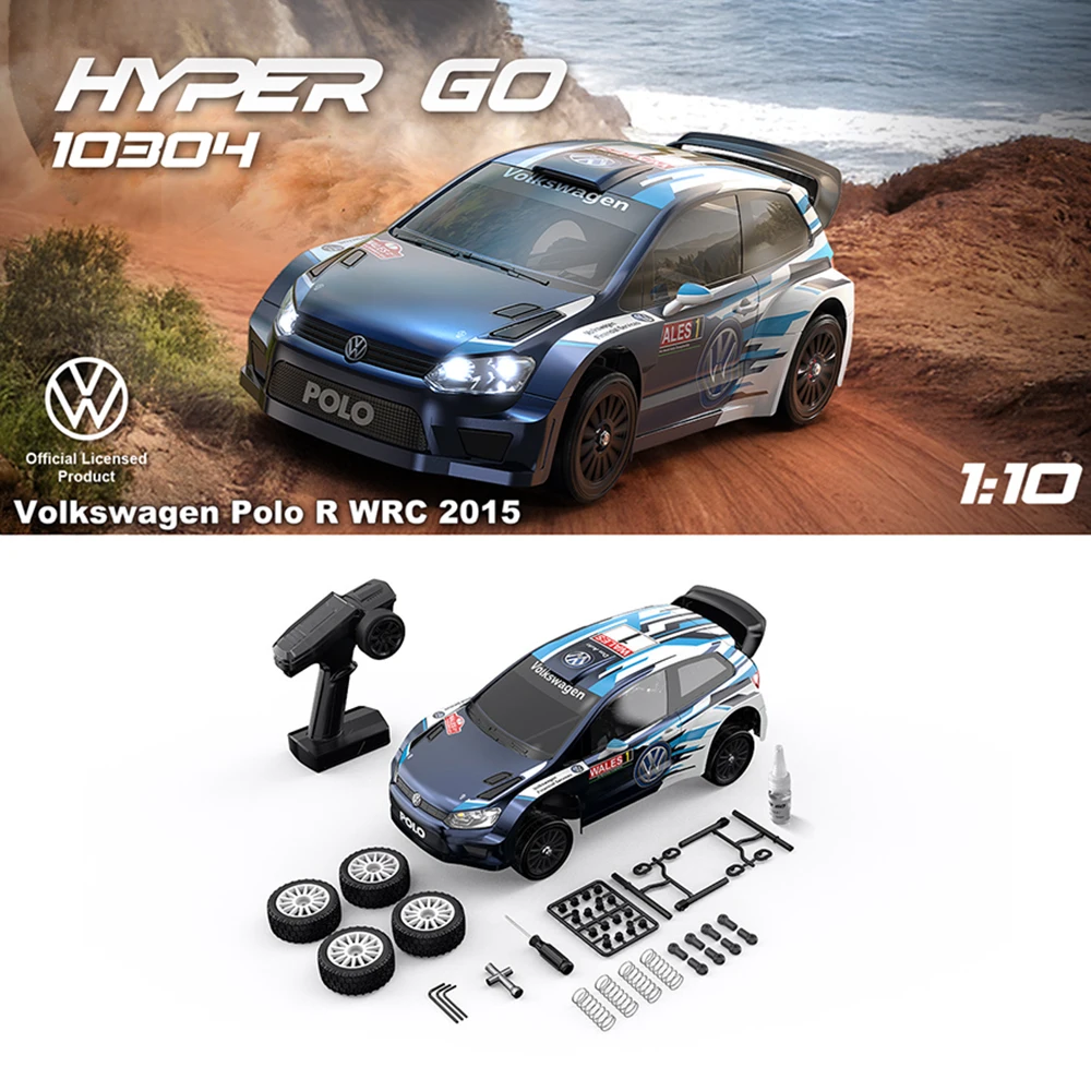 ホビーラジコン HYPER GO Volkswagen Polo R WRC 2015 1:14 MJX Hyper Go 14304 1/14 VW Polo R WRC Brushless RC Rally Car