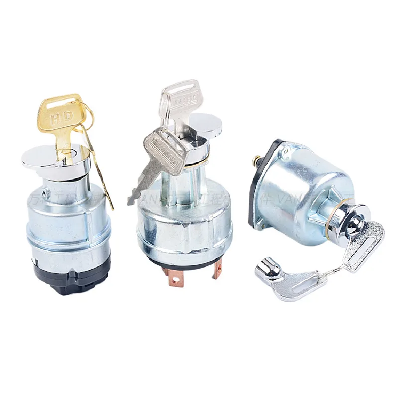 

For Kato Hd700/820/1430 Start Ignition Switch Hd450/512/800/900 Electric Door Lock Key Head Excavator Accessories