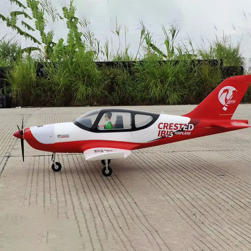 Electric Remote Control Aircraft Model with Shock Absorbing Landing Gear