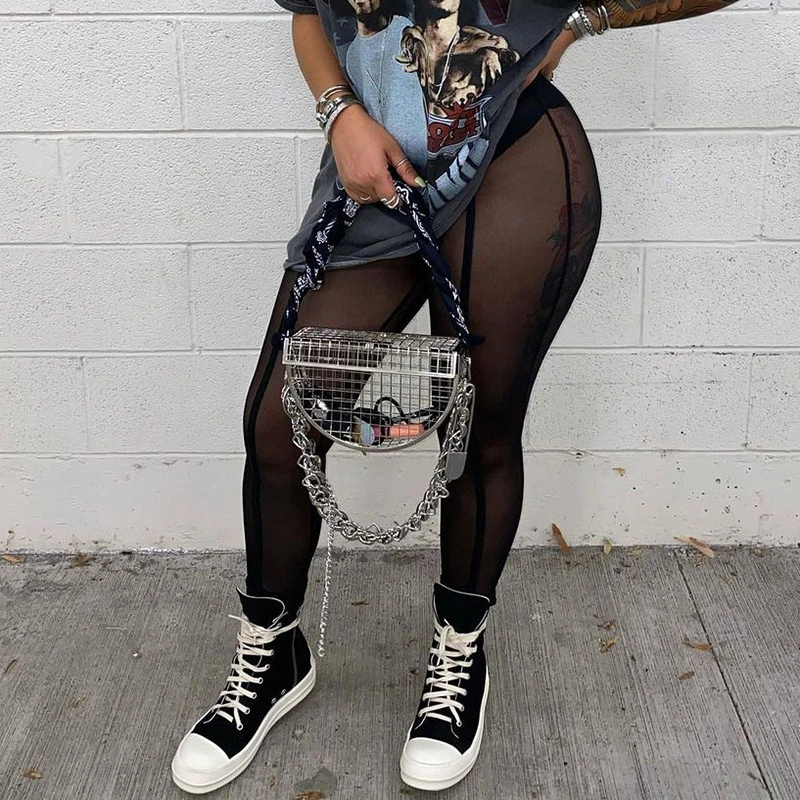 Roupas de Cintura Wishyear Malha Pura Sexy Bodycon Leggings Cyber Y2k Alta Calças Clube Noite Outfits Feminino Streetwear 2022 18 Computers & Electronics