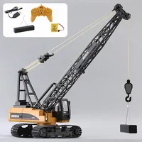 1/14 HUINA 1572 15CH RTR RC Construction Crane Trucks TOUCAN Remote Control Tower Excavator Outdoor Toys For Boys Gifts TH18055 1