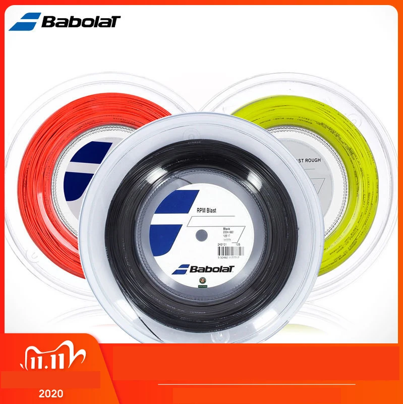 RPM BLACK SWIRL-WIND Blast Polyester Tennis Line Polyester Hard Wire tennis string