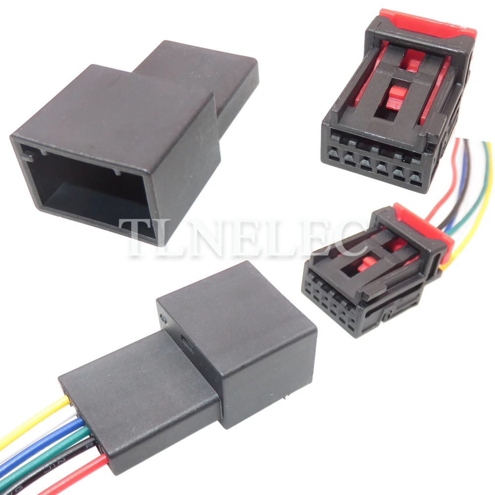 Presa Non Sigillata Automatica A 6 Pin Con Cavi Connettori Per Cablaggio Maschio Femmina Per Auto Per Vw Audi 5 Q0972706