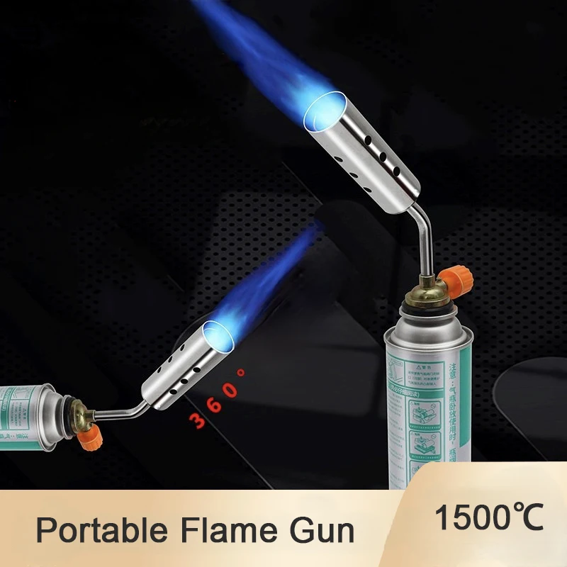 Lassen Gastoorts Vlampistool Brander Butaangas Blow Torch Outdoor Camping BBQ Vlammenwerper Aansteker Verwarming Lasapparatuur