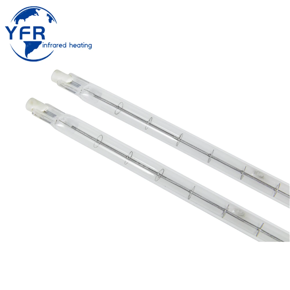 Infrared Heating Tube Pet Blowing Machine IR Lamp Clear Tube Republic Infrared Halogen Heat Heating 1500W IR Heater