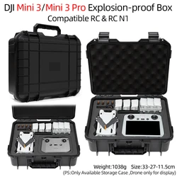 For DJI Mini 3 storage box portable suitcase hard shell  For DJI Mini 3 Pro explosion-proof portable box