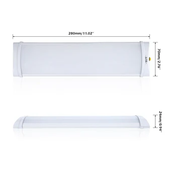 12V/24V LED Interior Lights Bar Roof Light Indoor Ceiling Lamp with Switch for Car Motorhome Van Lorry Truck RV Camper Boat 4