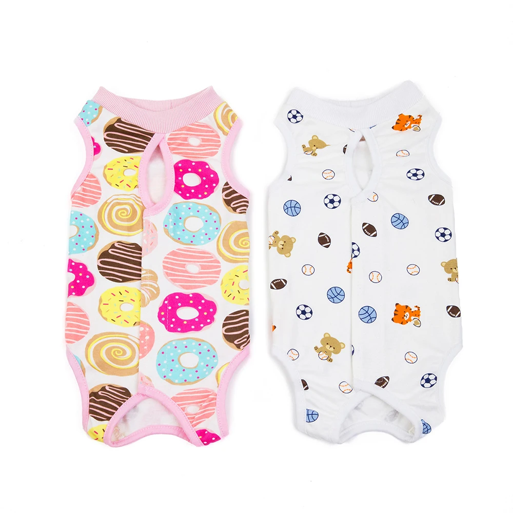 pet clothes Pet Cat Weaning Cotton Clothes for Small Dog Sterilization Jumpsuit Anti-licking Surgery Recovery Care Suit Puppy Kitten Outfits