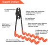 Garage Hooks Heavy Duty Metal Hook Wall Mount Bicycle Hanger Hooks Wall Mount Anti-slip Storage Hook for Ladders Garden Tool 2