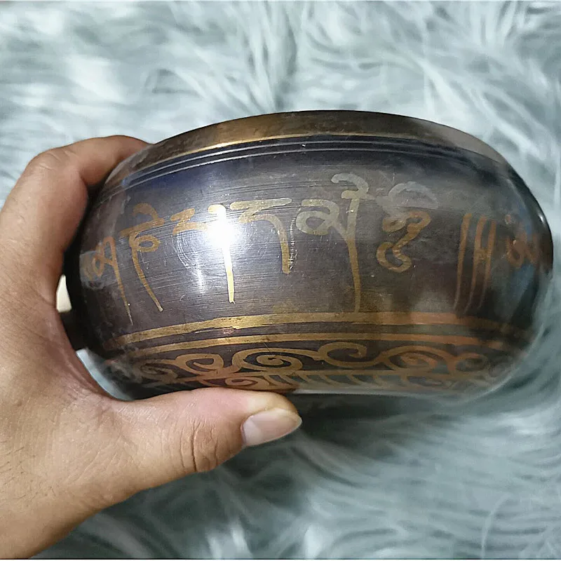 Nepal Tibetan Sing Bowl 7 size Himalayan Buddhist Yoga Meditation Singing Bowl Fengshui 6