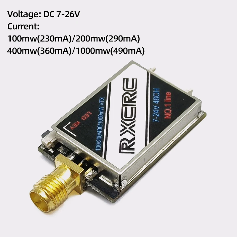 รูปสินค้า เครื่องส่งสัญญาณ FPV 5.8GHz สำหรับโดรนและเครื่องบินบังคับ