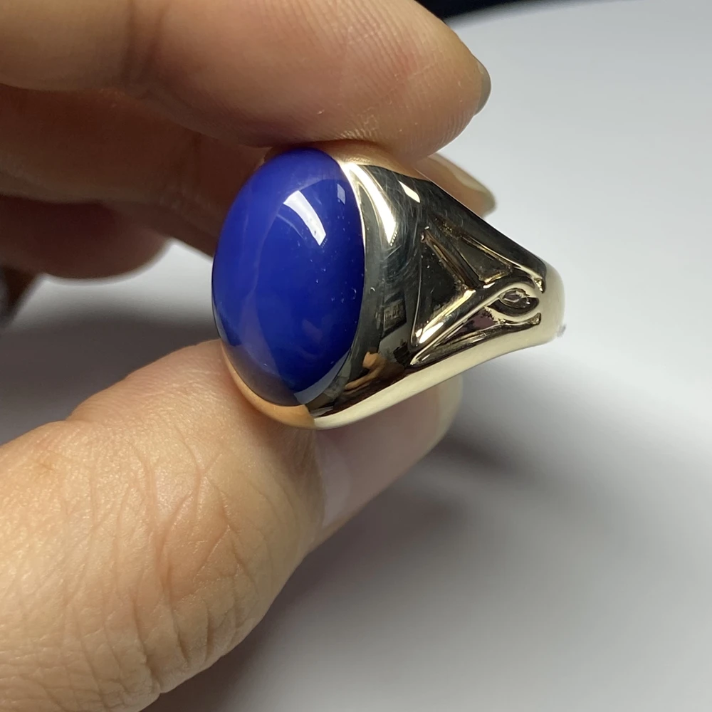 Gem The Star Of Adam Sapphire Of Adam Blue Star Gem 10K Yellow