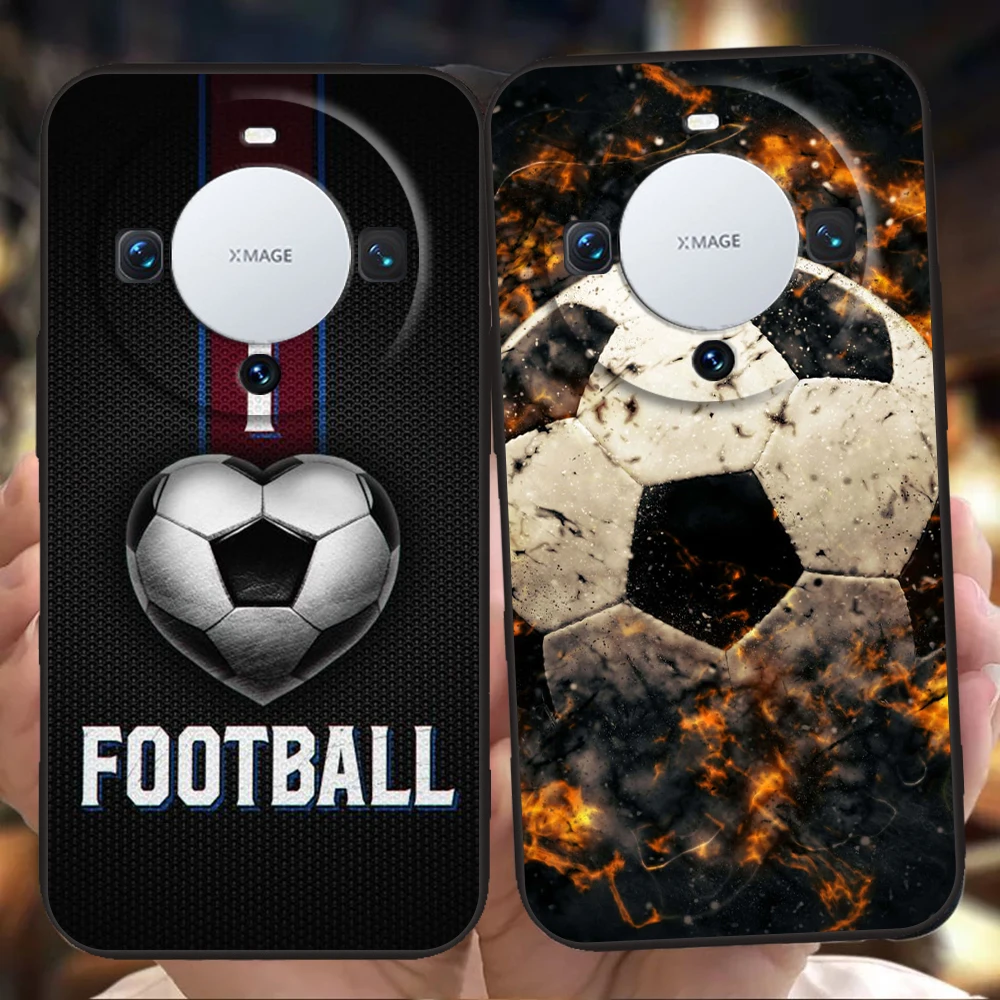 Enhanced Soccer-Themed Silicone Phone Case Cover