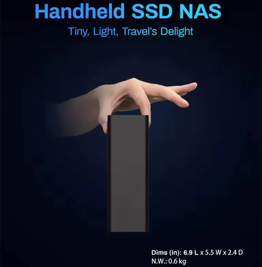 프로모션 테라마스터 F8 8GB DDR5 RAM SSD NAS 스토리지 8베이 올 SSD N95 쿼드코어 최고 성능 (디스크 미포함)