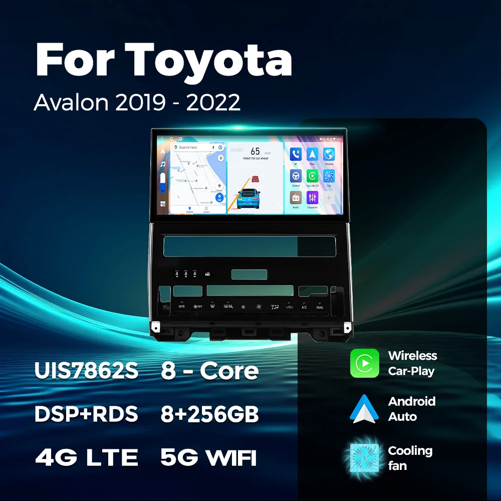 12-3-inch-Car-Radio-8G-256G-For-Toyota-Avalon-2019-2022-Android-12 ...