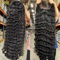 Perruque Lace Front Water Wave 30-40 pouces, Perruque Deep Wave sans colle avec closure 4x4 5x5, Perruques Lace Frontal HD bouclées 13x6 en cheveux humains brésiliens 2