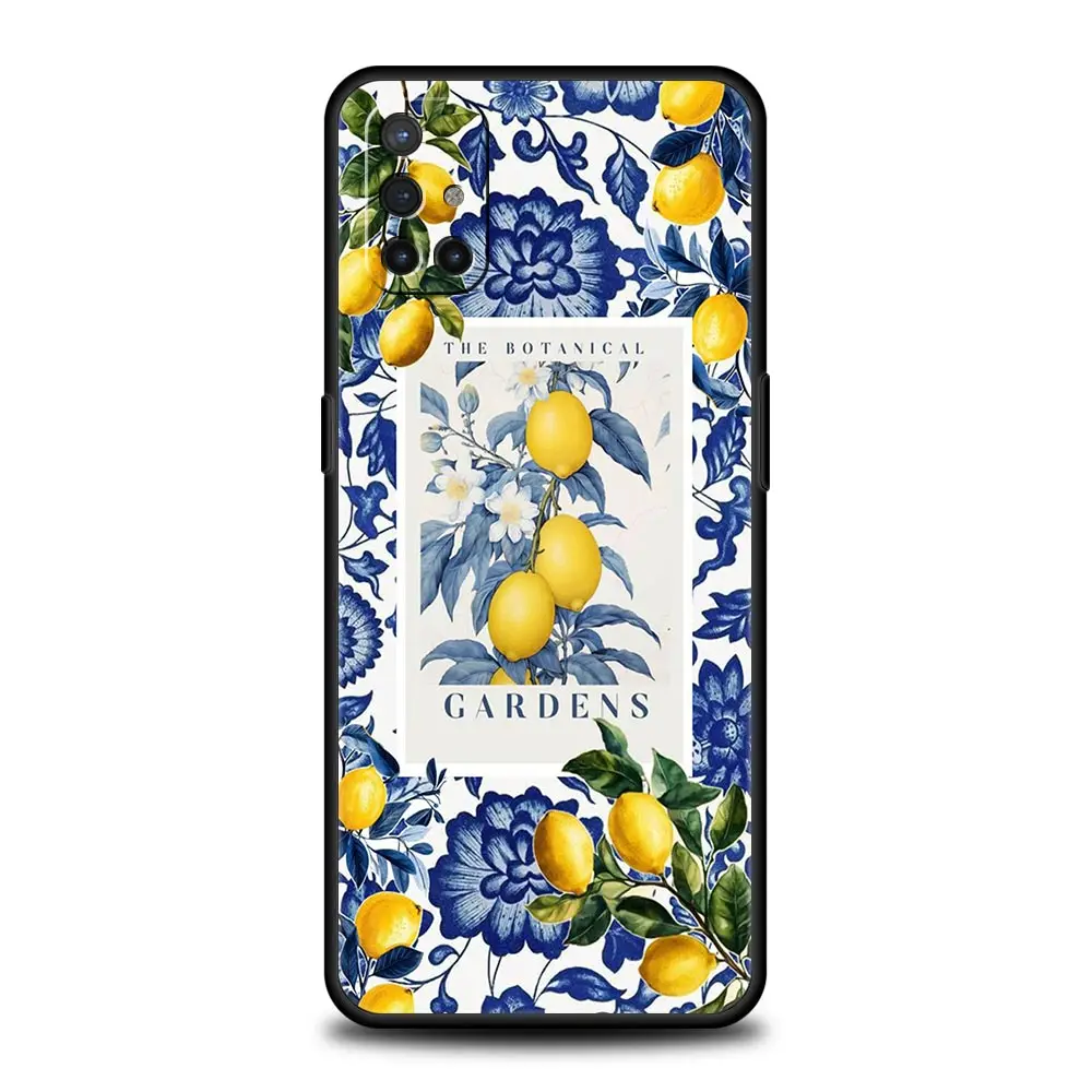 Vibrant Summer Fruits Lemon Print Phone Case Cover