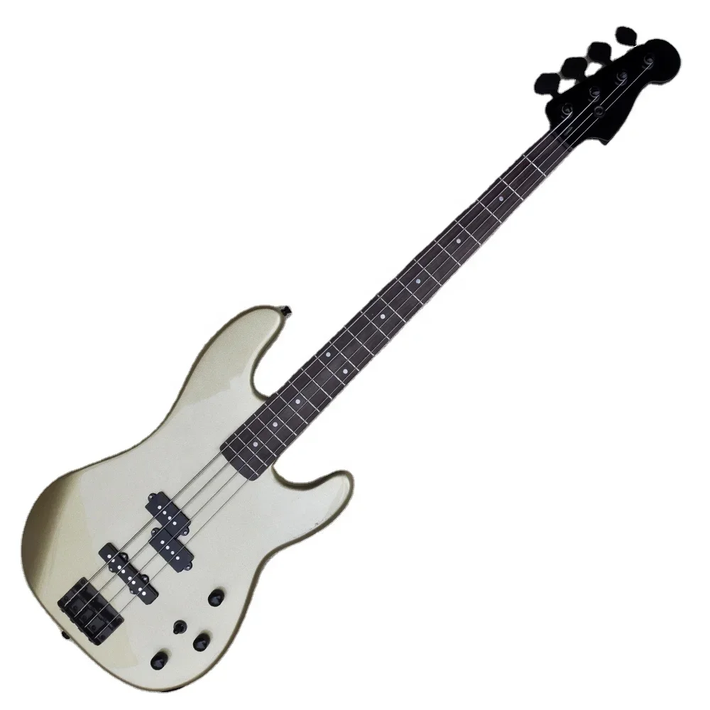 

Basswood Solid Body 4 Strings Rosewood Fretboard Electric Bass Guitar