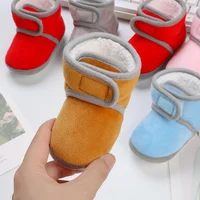 Autumn Winter Warm Newborn Boots Baby Girls Boys Shoes Toddler Soft Sole Fur Snow Boots Infant Toddler Shoes 5