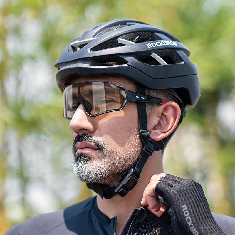 ROCKBROS Gafas de sol fotocromáticas para hombre, gafas de sol de ciclismo,  gafas deportivas para bicicleta