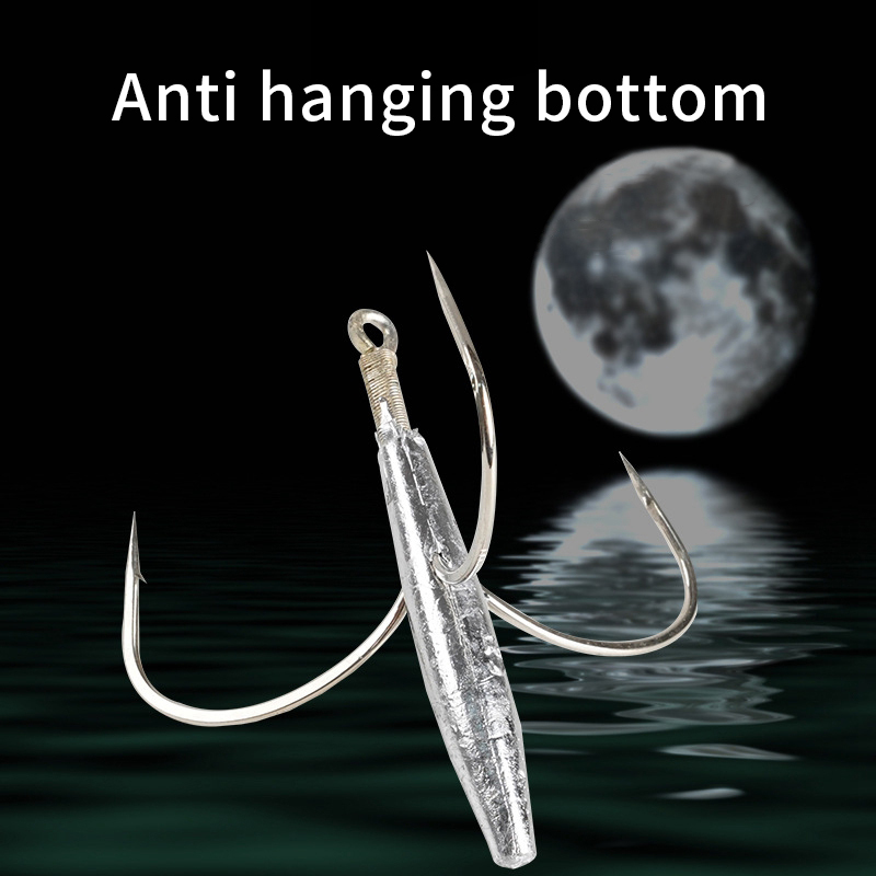SpinningThree Hook Fish Hook  Metal Fishing Treble Hooks Sharp Triple fishhook for Freshwater Saltwater Fishing Accessories