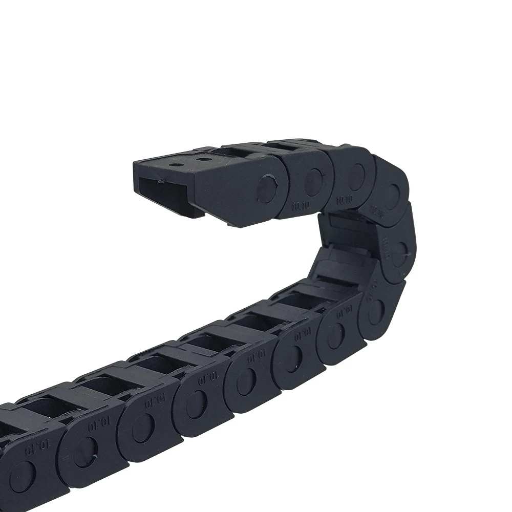 MHCN Cable Chains R18 7x7 Non-Opening Plastic Towline 1 meter length Drag Chain bridge type for CNC Router Machine Tools