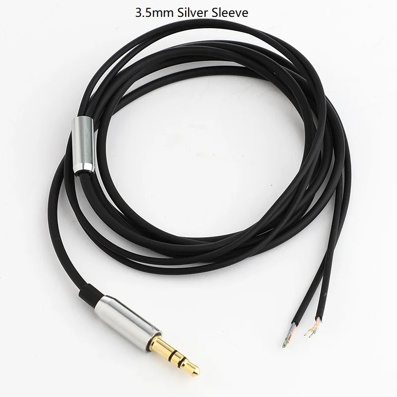 TPE OFC Cord Earphone Cable Replacement Headset Headphone HiFi Audio Maintenance Cable Wire 1.5M Headset For AKG HD201